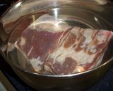 塩豚と薬味の葉っぱ巻き♪　作り方1写真