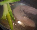 塩豚と薬味の葉っぱ巻き♪　作り方2写真
