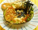 かき揚げ風味のアボカドココット作り方2写真