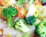 トマトとツナで冬瓜のカレー風味炒め作り方4写真