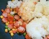 お弁当・オムライス★簡単ケチャップライス作り方7写真
