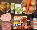 おふくろの 3つ星 チキンカレー☆☆☆作り方1写真