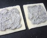 ☰黒胡麻入りクリームチーズサンド☰作り方4写真
