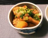 手羽元とじゃがいもの煮物作り方3写真