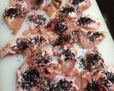 鳥モモ肉の胡麻胡麻炒め作り方2写真