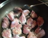 鳥モモ肉の胡麻胡麻炒め作り方3写真