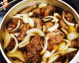 牛肉すじ煮込み♪作り方3写真