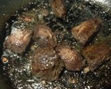 火入れ1時間、ほぐれる牛シチュー▲圧力鍋作り方5写真