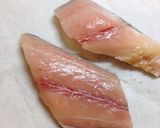 京風★フライパンでサワラのすだち幽庵焼き作り方1写真