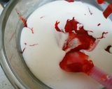 簡単！冷凍苺で苺ムースとチョコのケーキ♡作り方15写真