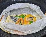 サバの紙包み ☆ レンジ蒸し作り方6写真