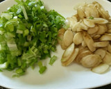 鶏と季節野菜、青ネギの炊き込みご飯作り方6写真