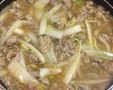 簡単！とろ〜り♪豚こまと白菜のうま煮丼♪作り方4写真