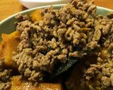 簡単☆かぼちゃの煮物を挽肉で美味しく！作り方3写真