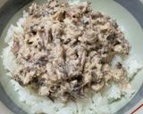 忙しい時に♡サバの水煮缶でサバマヨ丼♡作り方3写真