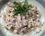 忙しい時に♡サバの水煮缶でサバマヨ丼♡作り方4写真