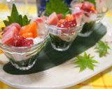 前菜❤刺身パフェ作り方3写真
