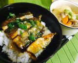 秋刀魚の蒲焼丼作り方4写真