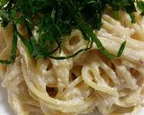 豆乳ホイップを使った明太子クリームパスタ作り方5写真