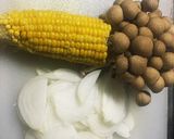 甘〜い コーンみそ汁☆作り方1写真