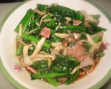 菜の花とベーコンのオイマヨ炒め作り方4写真