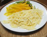 ジャガイモとパプリカの麻婆炒め作り方1写真