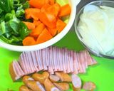 野菜コンソメスープ♥沢山キャベツ~!作り方1写真