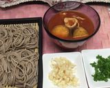 ランチに簡単！蕎麦にトマトとナスのつけ汁作り方7写真