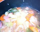 野菜コンソメスープ♥沢山キャベツ~!作り方5写真