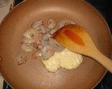 青梗菜とえびのオイマヨ炒め作り方3写真