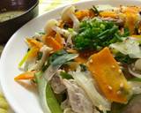 フライパンで☆野菜たっぷり蒸ししゃぶ作り方5写真