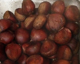 スプーンで栗を☆食べる時の切り方作り方2写真