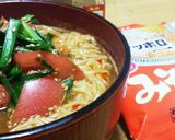 お酒に副菜に◎トマトとニラのピリ旨お浸し作り方5写真