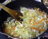 じゃじゃ麺風✿味噌焼きそば作り方3写真