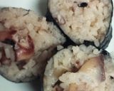 スルメイカ炊き込みでのり巻き×巻き作り方4写真