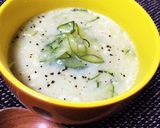 5分!ズッキーニだけの豆乳スープ作り方3写真