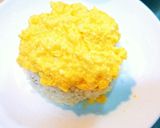 節約豪華＊ふわとろ卵の辛くないエビチリ丼作り方5写真