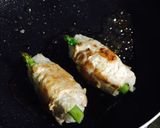 スティックおにぎり♪アスパラ豚肉巻き作り方3写真