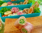 お弁当にも♪簡単オクラのハムチーズロール作り方1写真