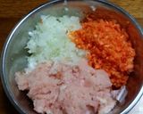 鶏むね肉で作る、鳥つくね作り方1写真