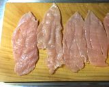 ささみの梅しそロールフライ作り方1写真