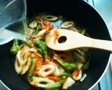 竹輪とししとうの彩り餡かけ丼作り方6写真
