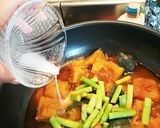 ☆かぼちゃとアスパラの煮込み★作り方7写真