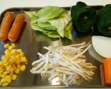 白滝　焼きそば作り方1写真