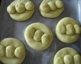 アンパンマンの抹茶＆あんこ入りパン作り方4写真
