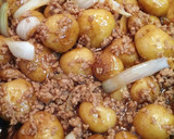 ちびじゃがとそぼろの炒め煮作り方9写真