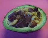 チョコレーズンのアボカドココット作り方3写真