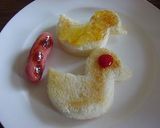 ひよこちゃんトースト♪作り方4写真