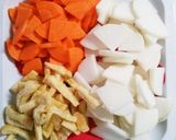 ★簡単!具だくさん!絶品豚汁★作り方1写真