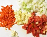 お野菜ゴロゴロ☆キーマカレー作り方2写真